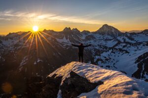 Like the picture here, when someone is seeing a sunrise from the mountaintop, it is breathtaking when we finally see that Jesus Christ is the Way of Salvation